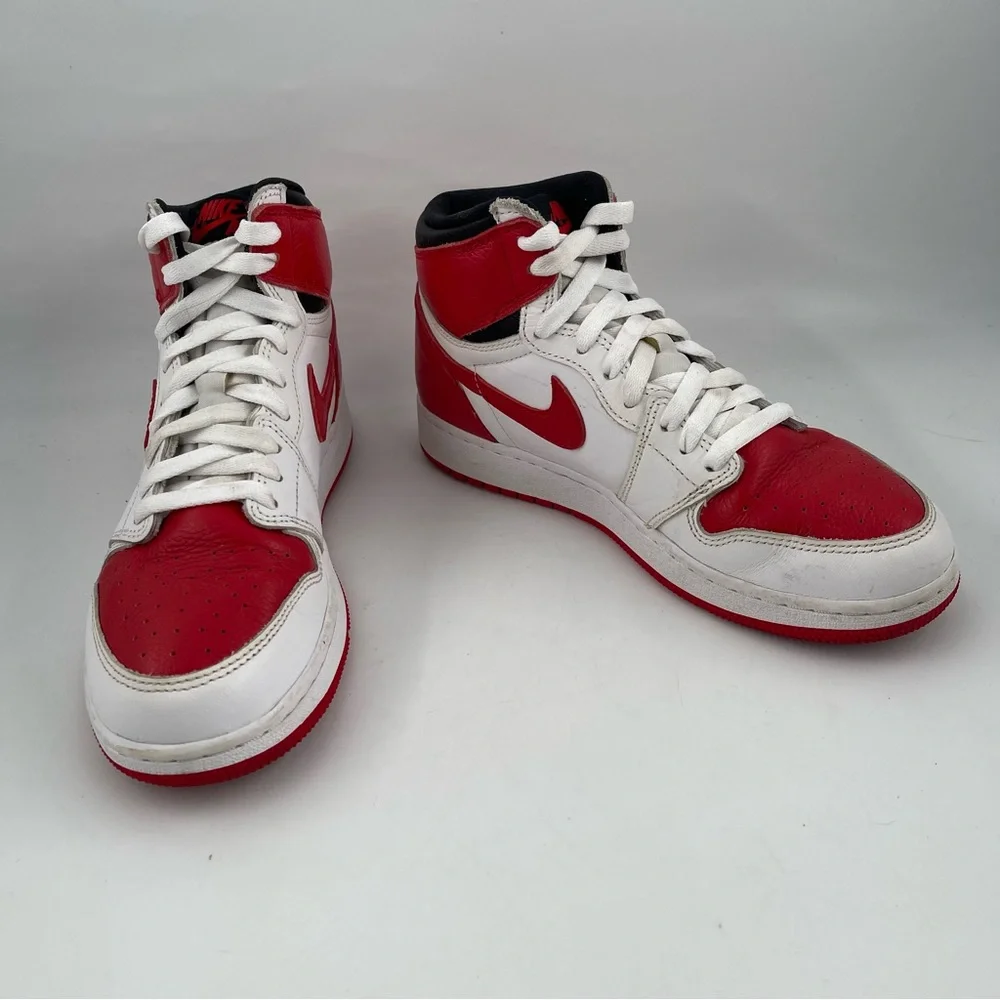 Nike Kid Air Jordan 1 Retro High OG Heritage-SZ 6.5-Red White 575441-161 Sneaker